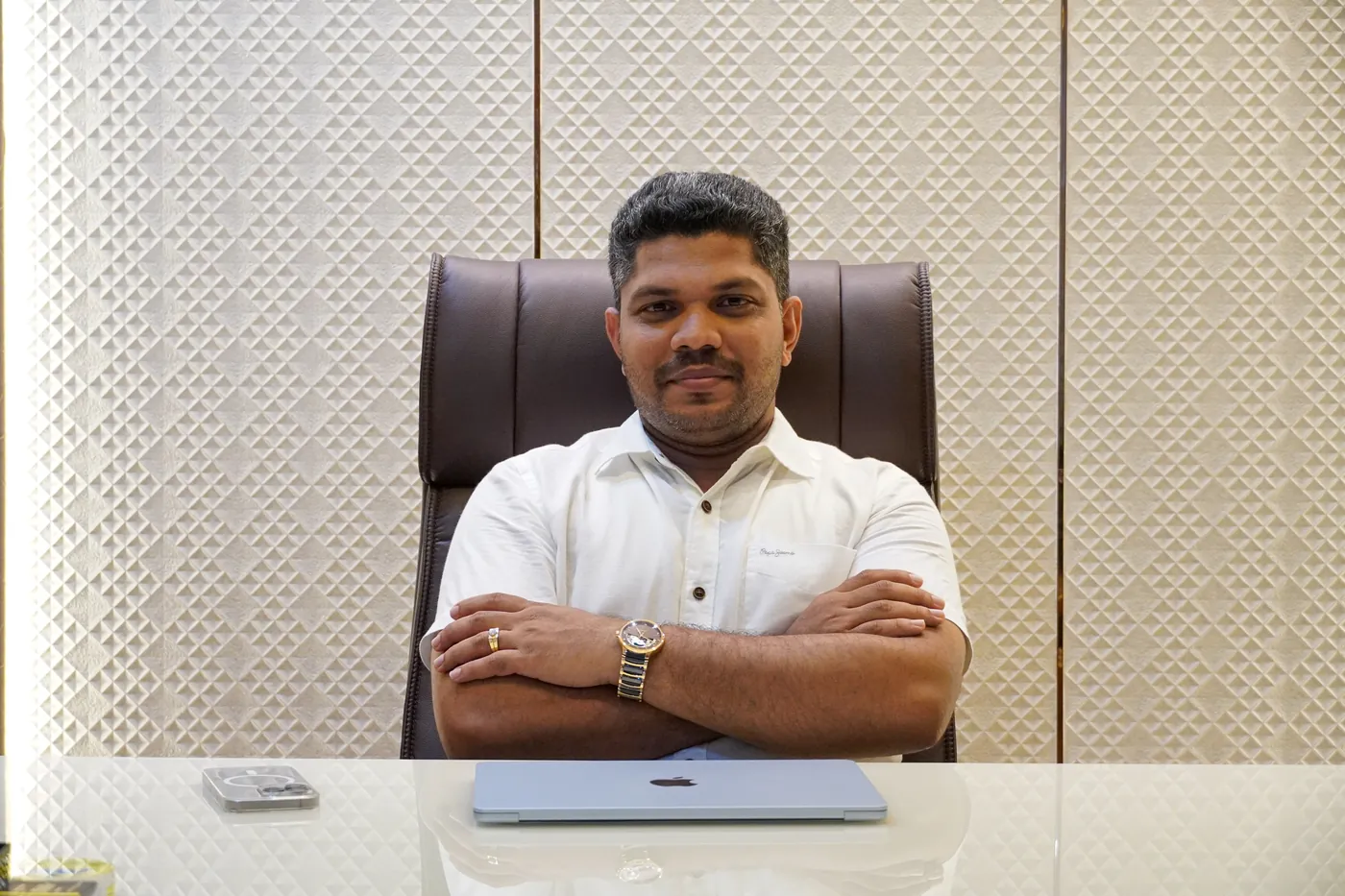 Founder & Director of Alchemist Academy at his desk